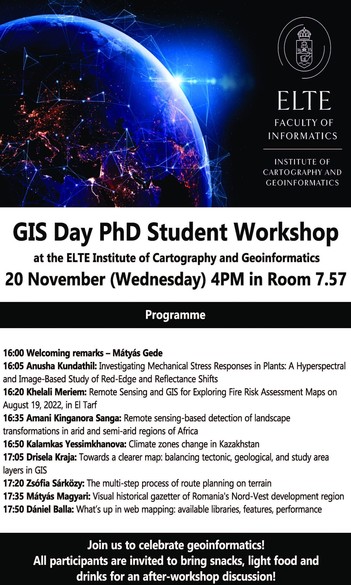 GIS Day PhD workshop 2024.